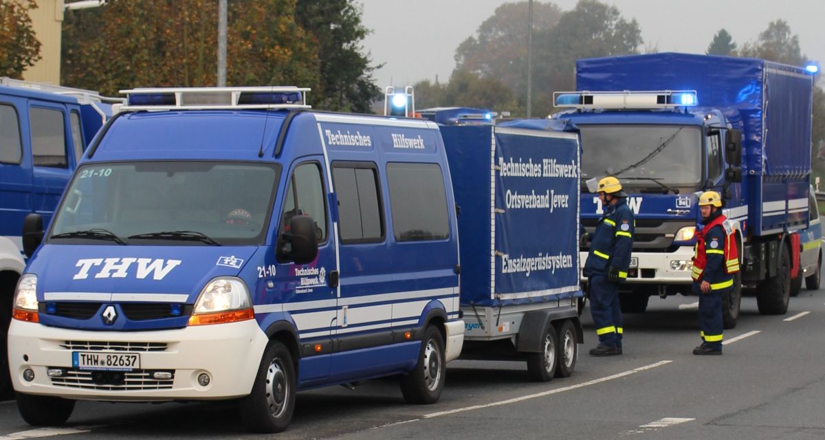 Neues Notstromaggregat für THW Jever