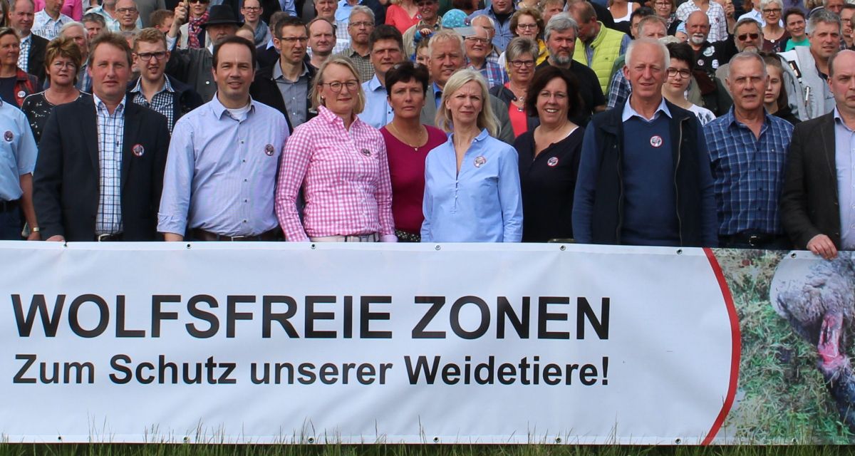 Kreislandvölker vor Wolfproblematik