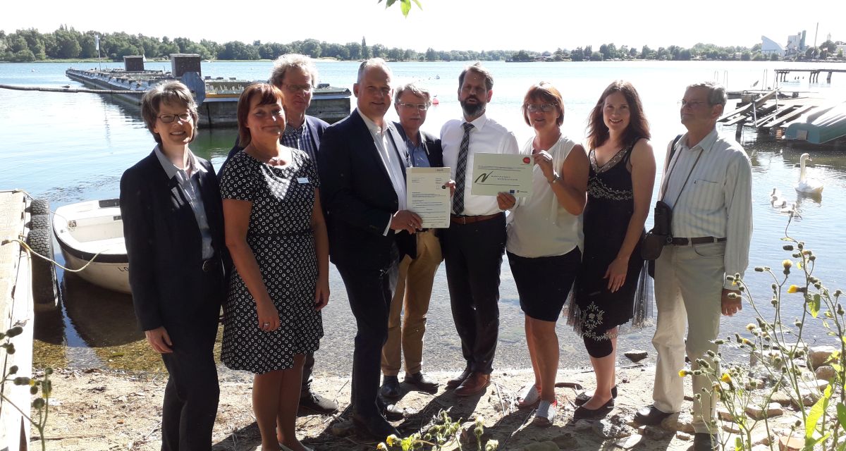 Flussseeschwalben Förderbescheid Andreas Wagner Olaf Lies Wilhelmshaven Banter See