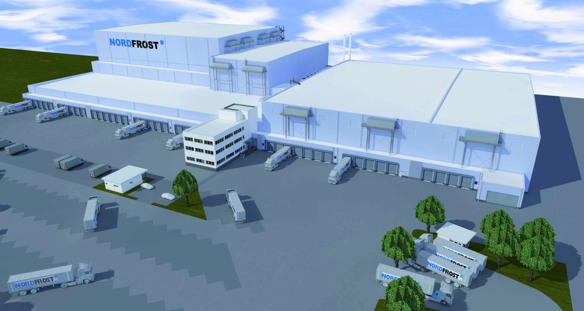 Nordfrost baut Deutschlands größtes Kühlhaus