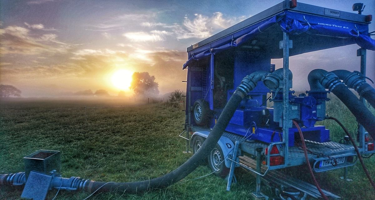 Pumpe Schlossgraben Sande