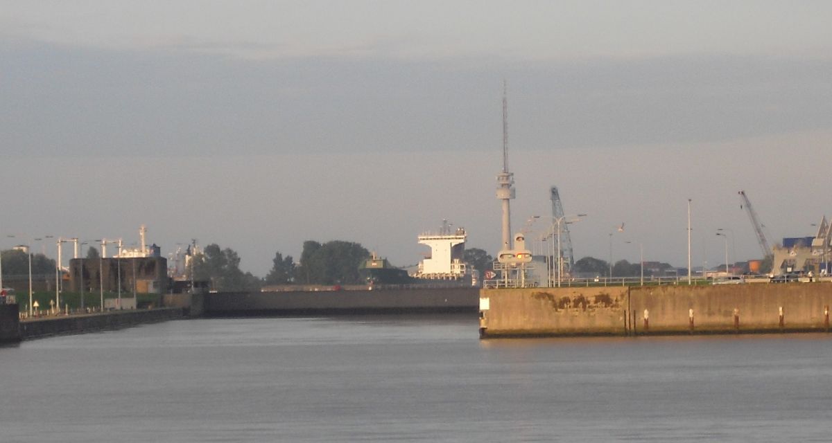 Westkammer der Schleuse kaputt