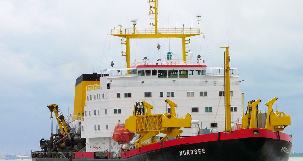 Saugbagger „Nordsee“ seit 40 Jahren im Einsatz