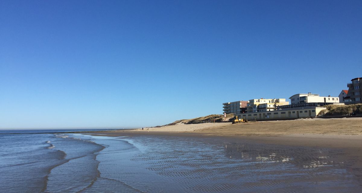 Zu sehen ist der Strand von Wangerooge.