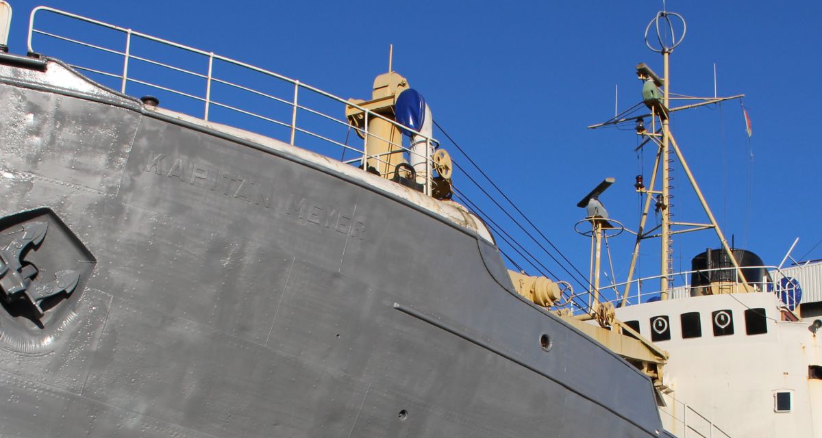 Museumshafen an der Wiesbadenbrücke