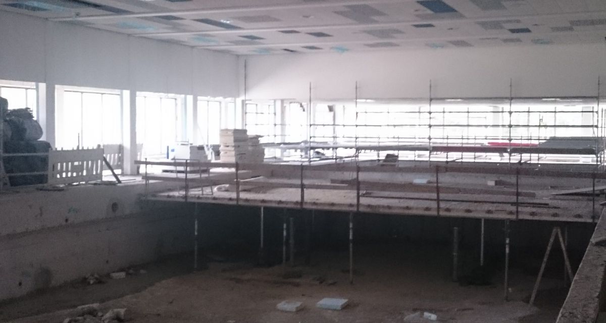 Baustelle Aquafit Schortens