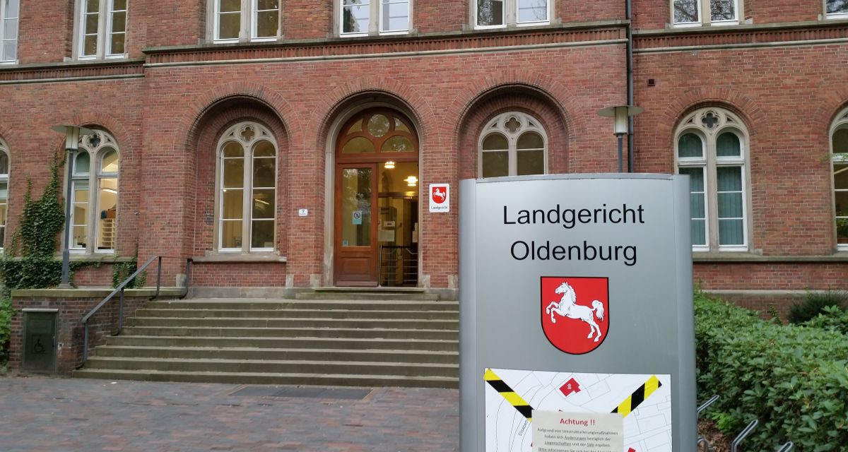 Das Landgericht Oldenburg von außen.