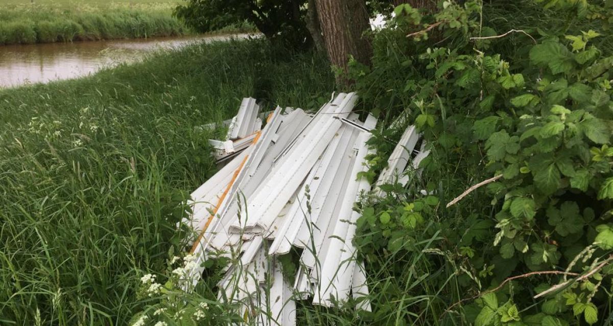 Illegale Abfallentsorgung in Etzel