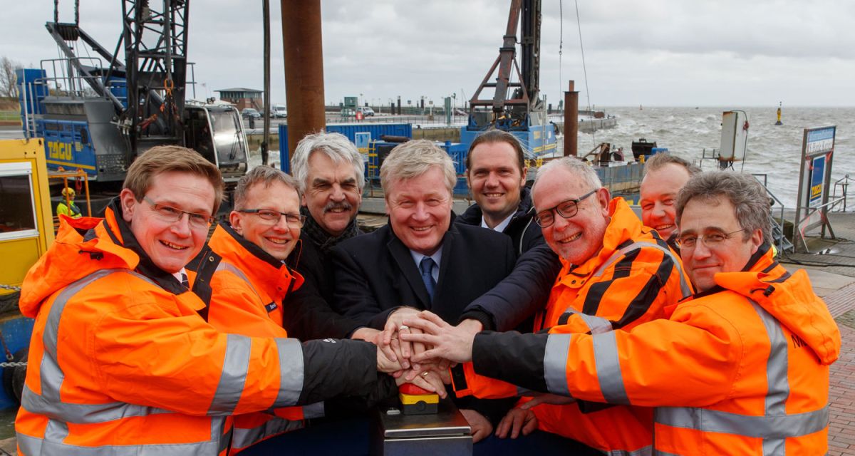 NPorts Baubeginn Helgolandkai 2019