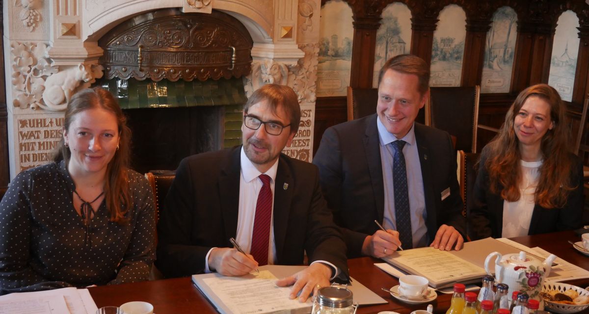 Landräte unterschreiben Verwaltungsvereinbarung zur Kommunalen Wärmeplanung 