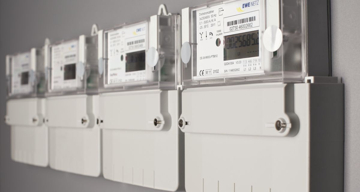 Moderne Stromzähler
