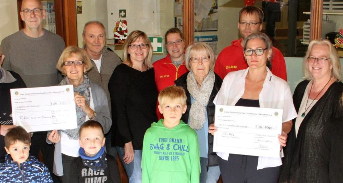 Lions Club Wiesmoor überreicht Spenden