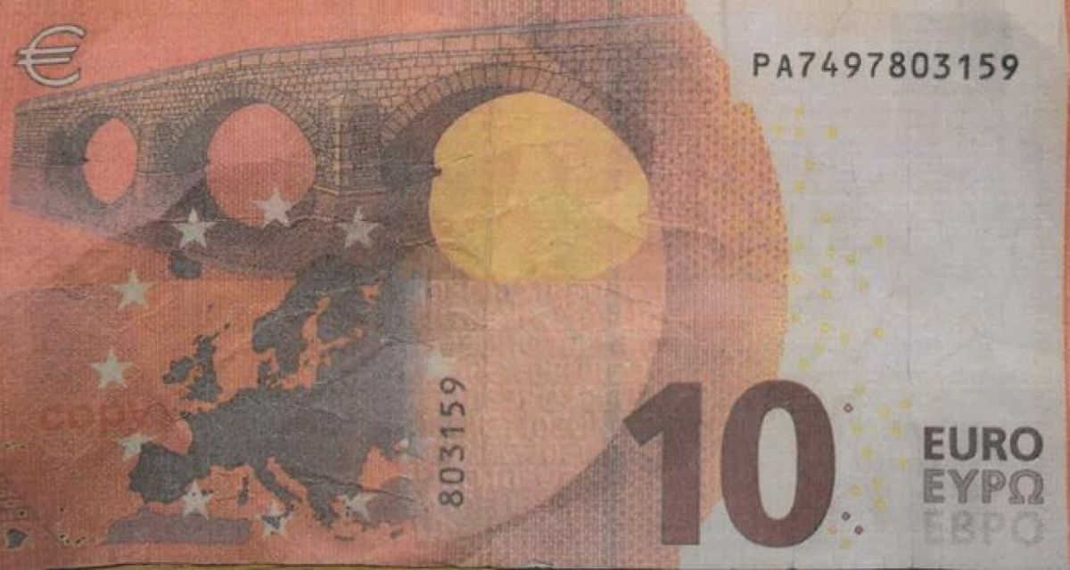 Gefälschter 10-Euro Schein