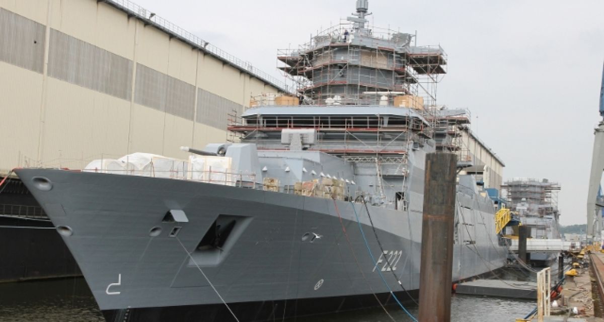 Zu sehen ist die Fregatte 