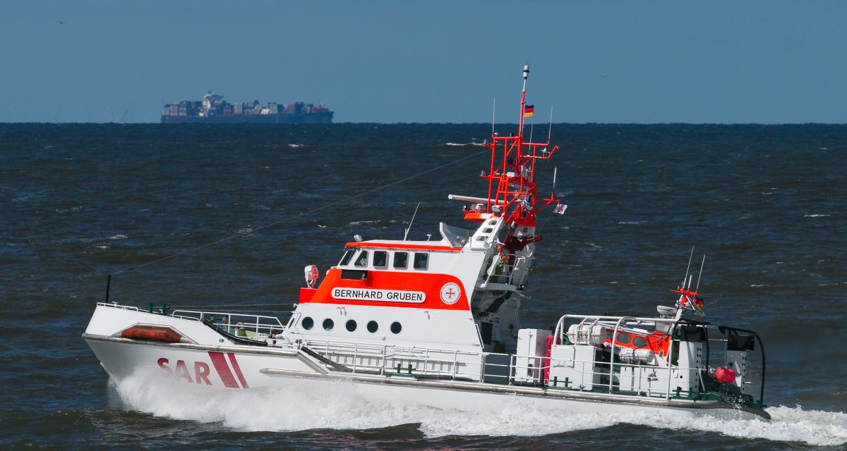 Seenotrettungskreuzer BERNHARD GRUBEN der Deutschen Gesellschaft zur Rettung Schiffbruechiger (DGzRS)