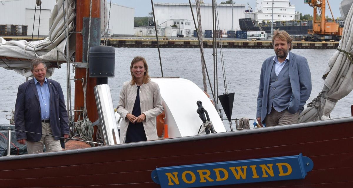Auf dem Segelschiff 