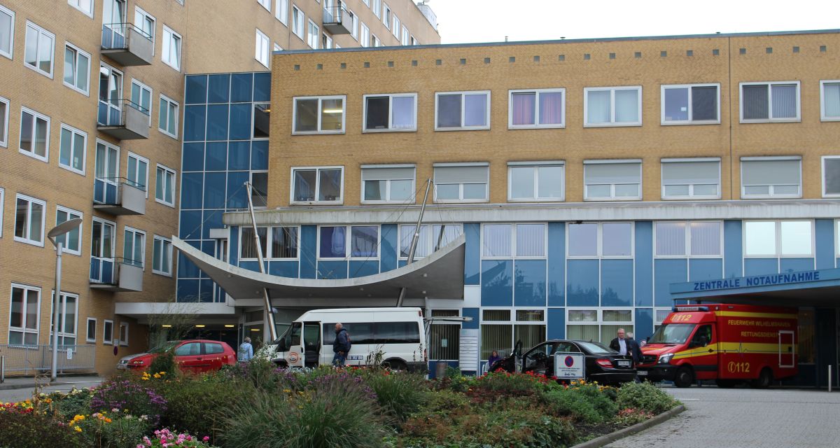 Neue Hauptzufahrt zum Klinikum Wilhelmshaven