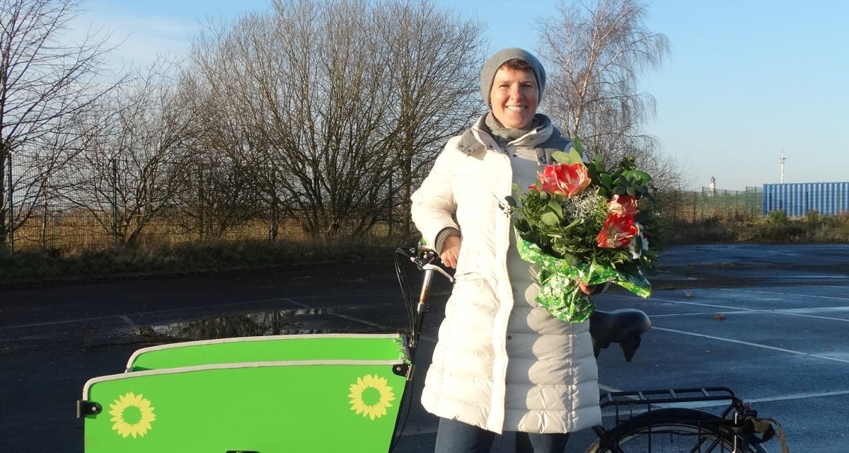 Sina Beckmann ist die Kandidatin der Grünen in Wilhelmshaven, Friesland und Wittmund für die Bundestagswahl 2021