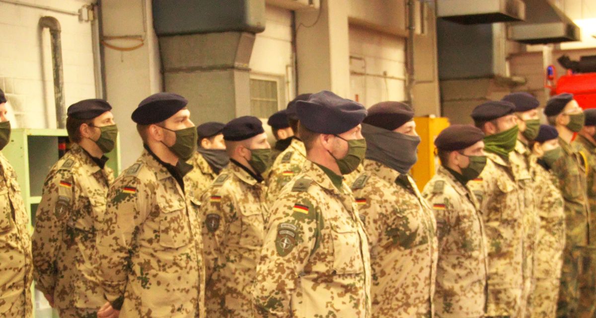 Soldat*innen des Objektschutzregiments der Luftwaffe 