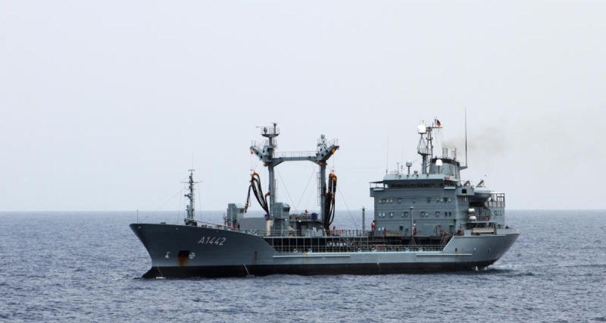 Betriebsstofftransporter „Spessart“ für NATO unterwegs
