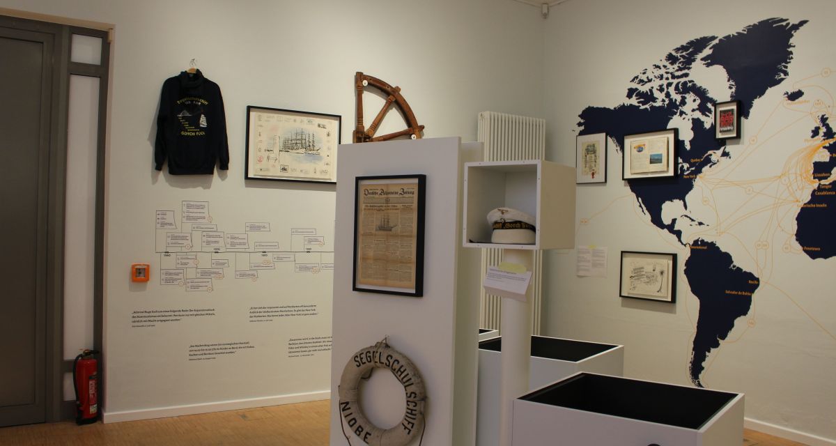 Sonderausstellung über die Gorch Fock im Deutschen Marinemuseum