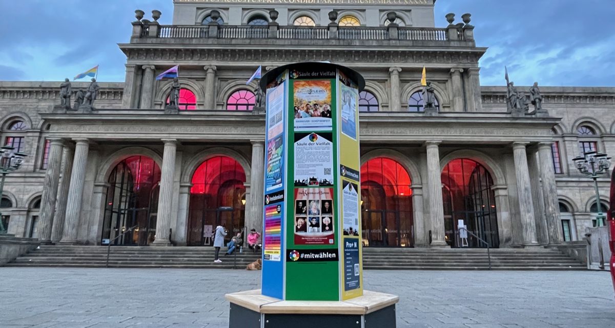 Säule der Vielfalt kommt nach Wilhelmshaven