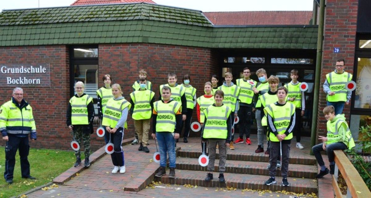 Zwölf neue Schülerlots*innen in Bockhorn