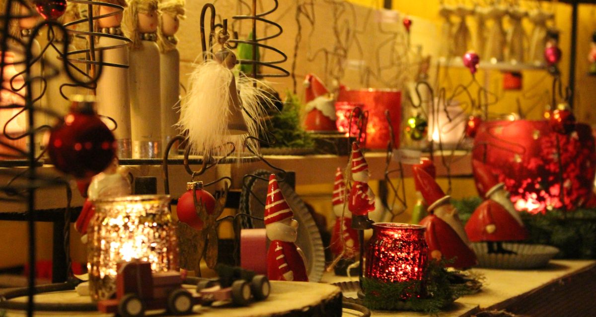 Weihnachtsdeko Schloss Gödens