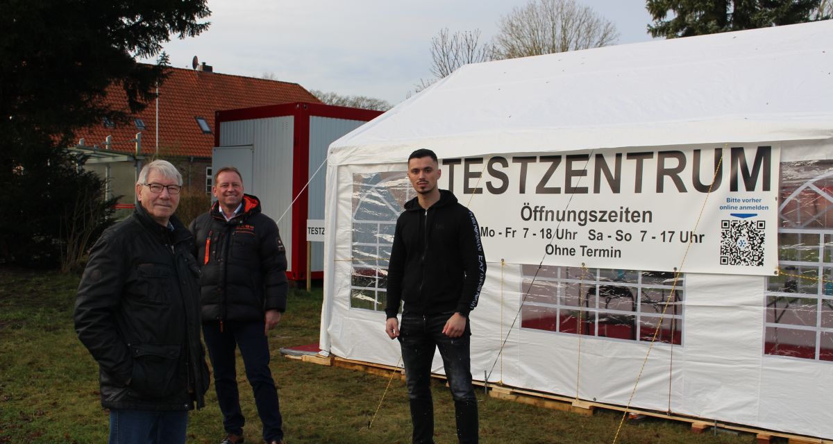 Testzentrum in Horsten eingerichtet