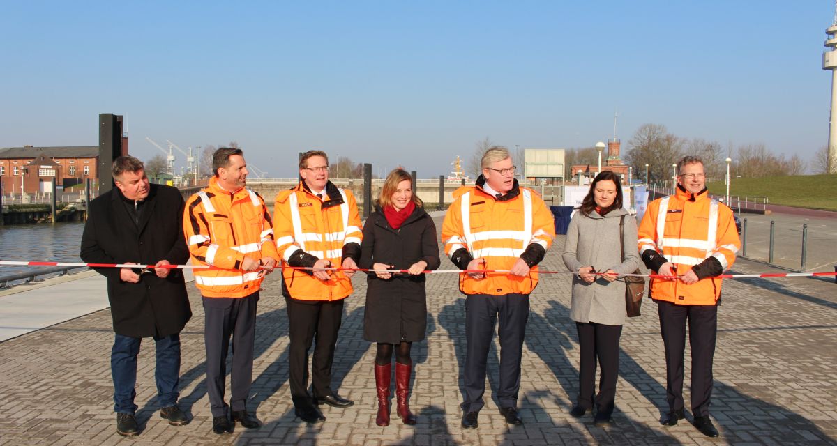 Bauarbeiten am Alten Vorhafen abgeschlossen