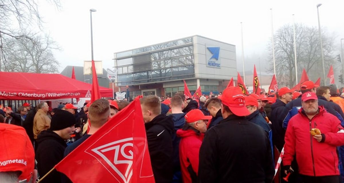Warnstreiks heute auch in Wilhelmshaven