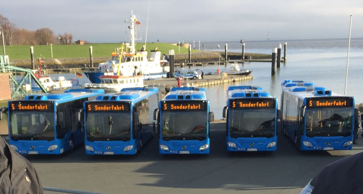 Sonderfahrpläne in Wilhelmshaven