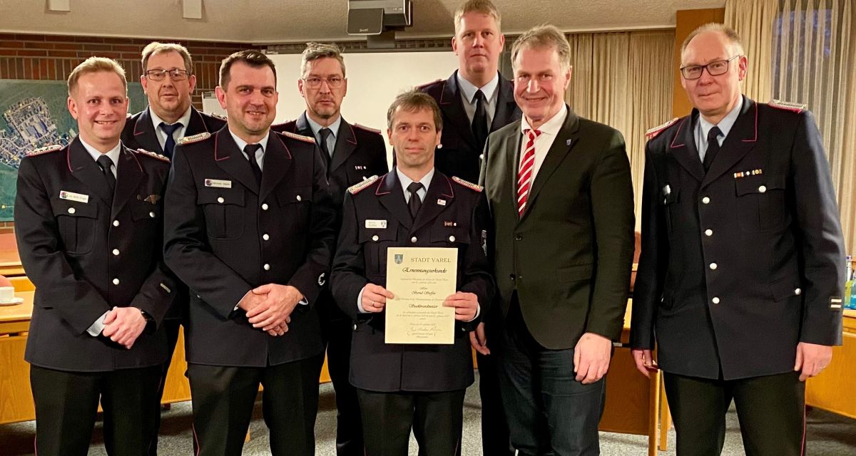 Neuer Stadtbrandmeister in Varel gewählt