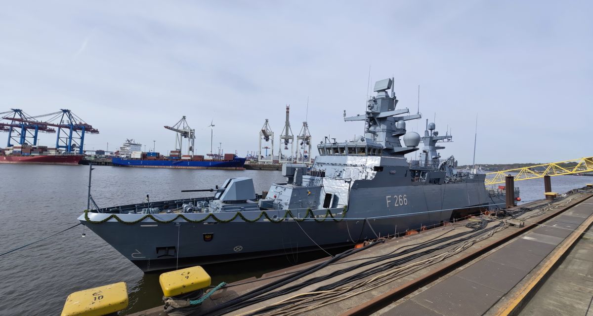 Zu sehen ist die Korvette