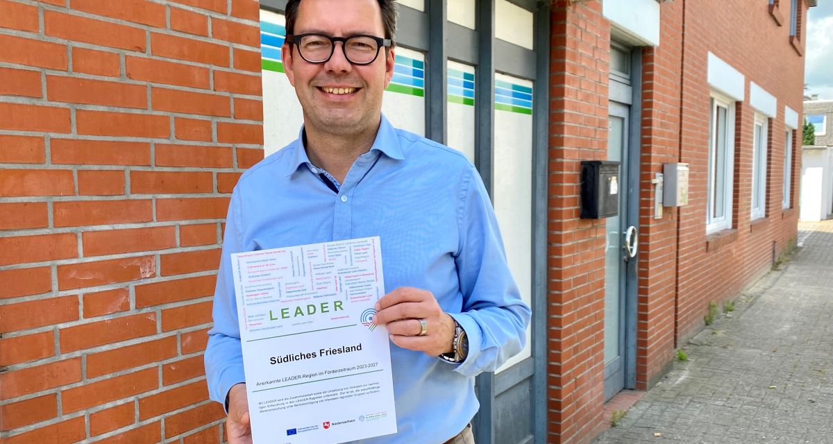 Der neue Regionalmanager des LEADER-Förderprojekts auf Jens Schledorn