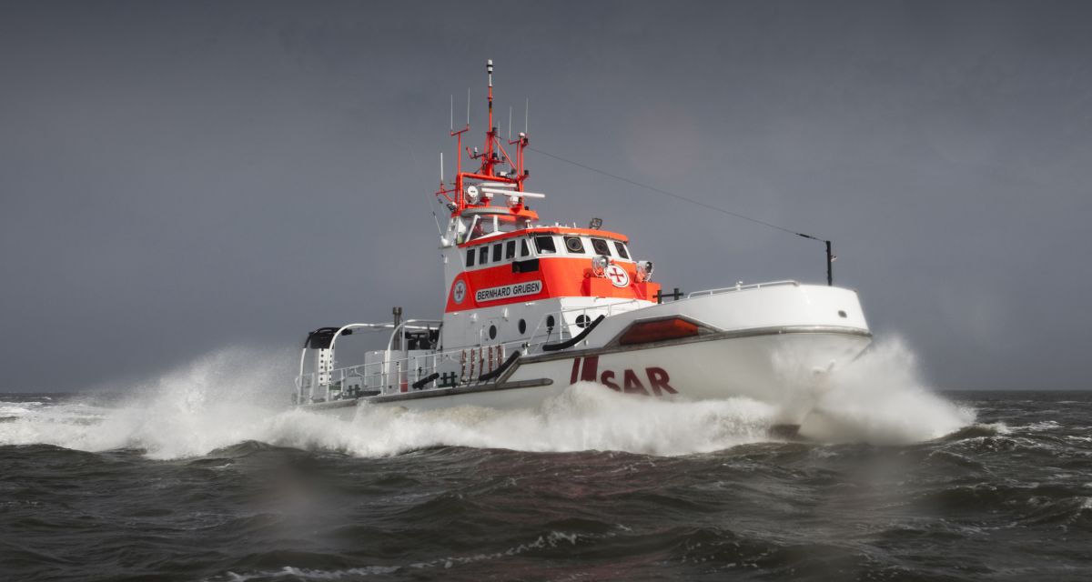 Zwei Frachter vor der Nordseeküste zusammen gestoßen