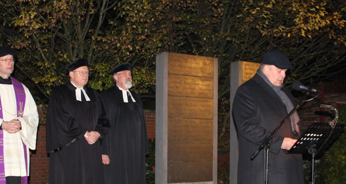 Gedenken an Novemberpogrome in Wilhelmshaven