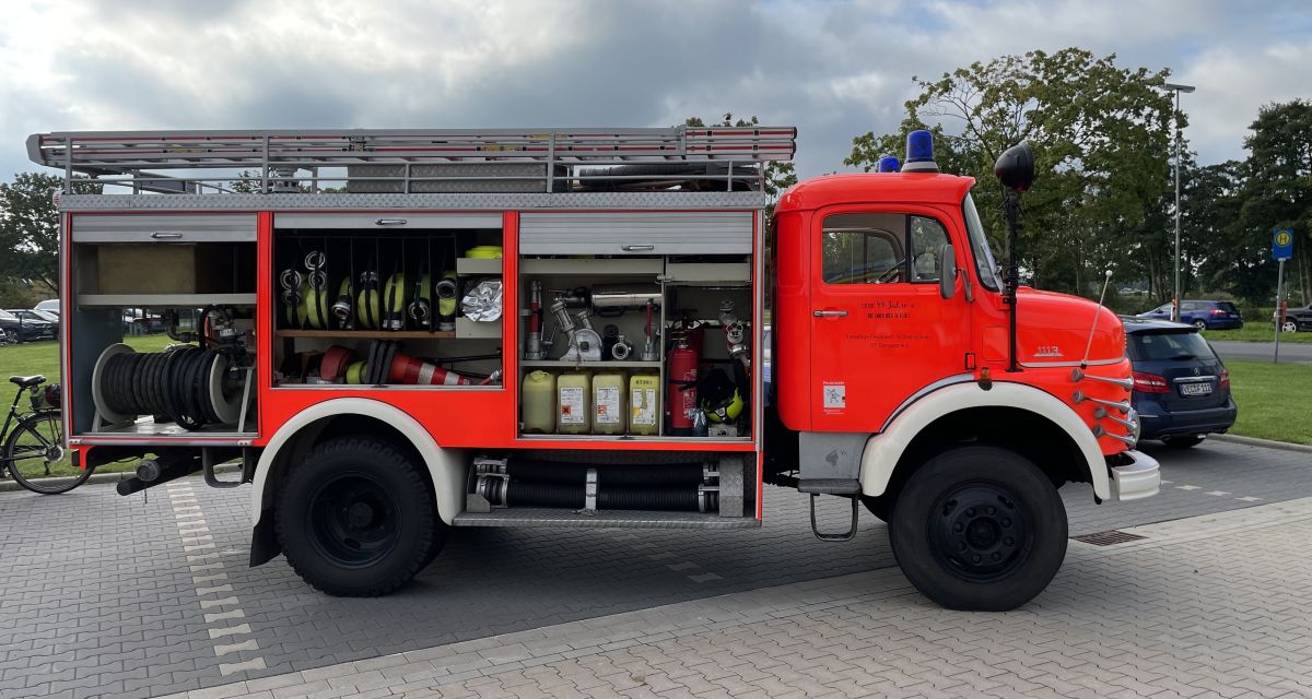 Ein Fahrzeug beim Tag der offenen Tür der Feuerwehr Wilhelmshaven