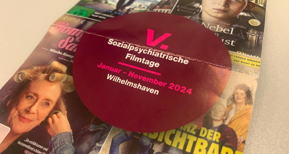 Flyer für die fünften Sozialpsychiatrischen Filmtage