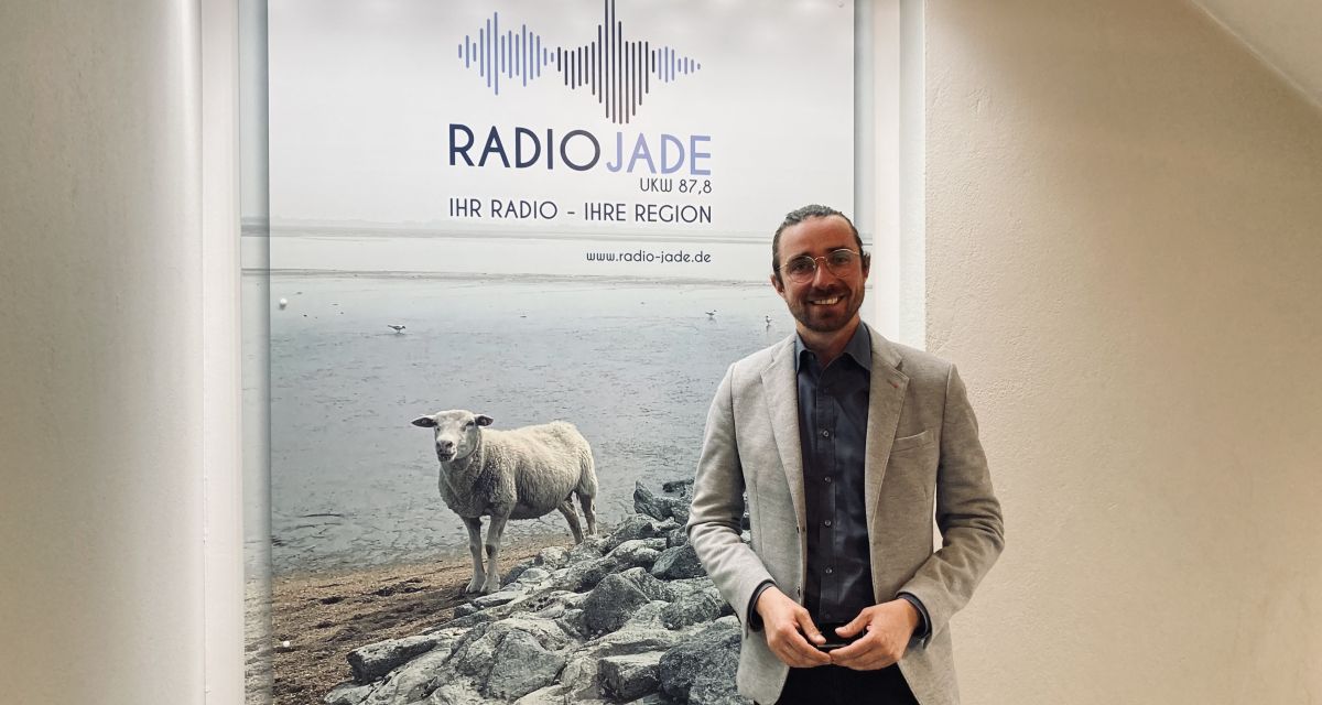 Der Kandidat der Sozialdemokratischen Partei Deutschlands (SPD) im Wahlkreis 69 Wilhelmshaven für die Landtagswahl 2022, Marten Gäde.