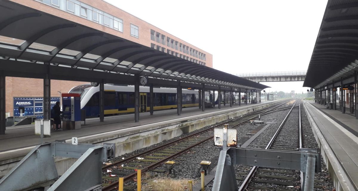 Bahnhof Wilhelmshaven Gleise Nordseepassage