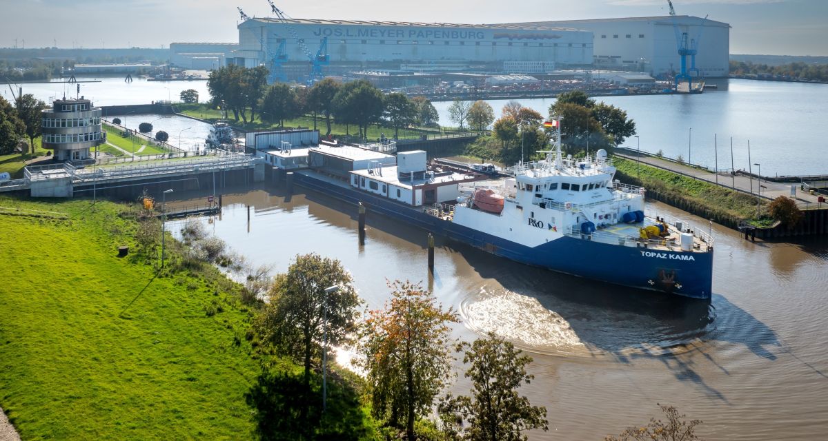 Zu sehen ist das Schiff