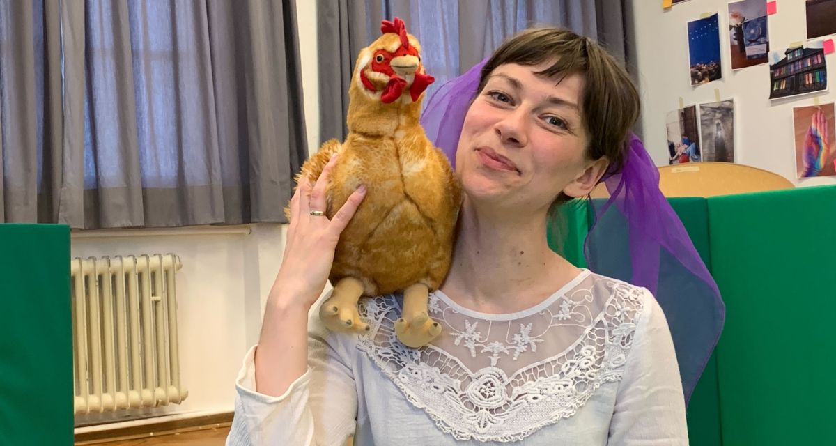 Auf dem Foto ist Caroline Wybranietz zu sehen. Sie hat das Stück