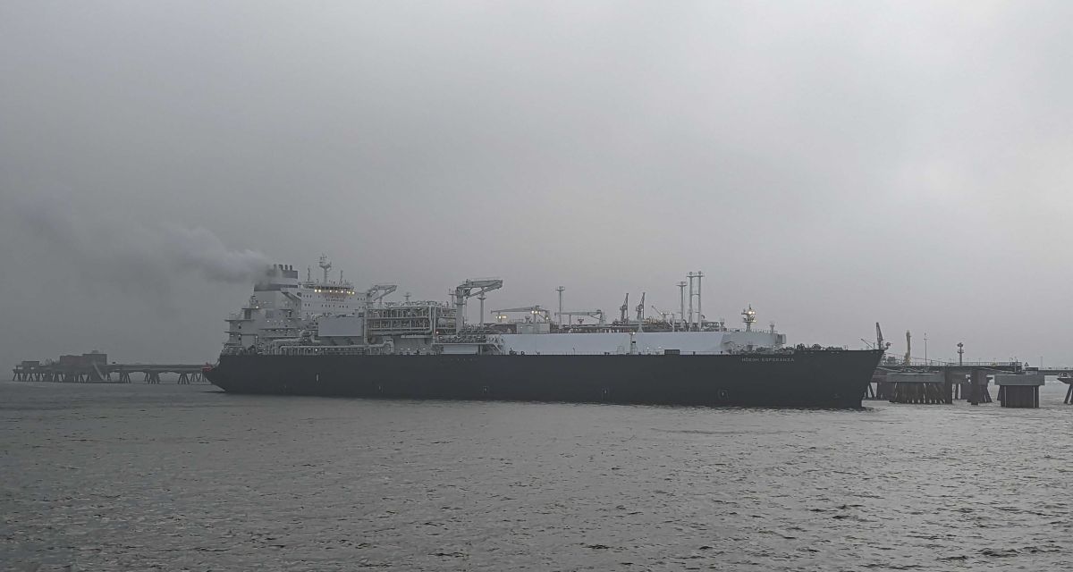 Das LNG-Terminalschiff