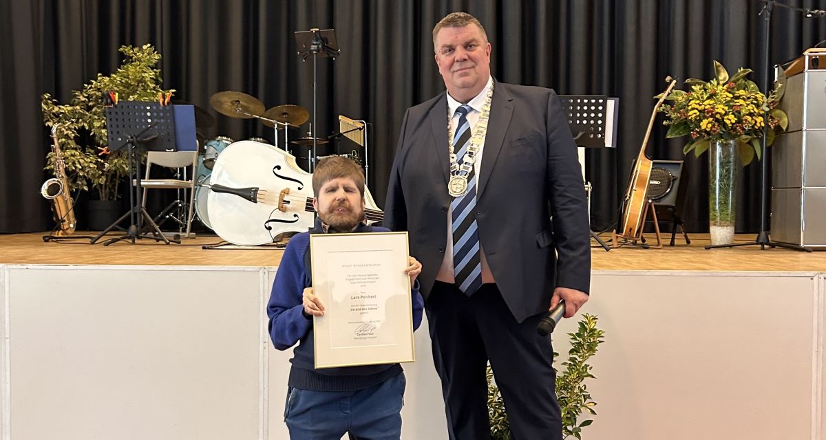 Lars Peichert und OB Feist