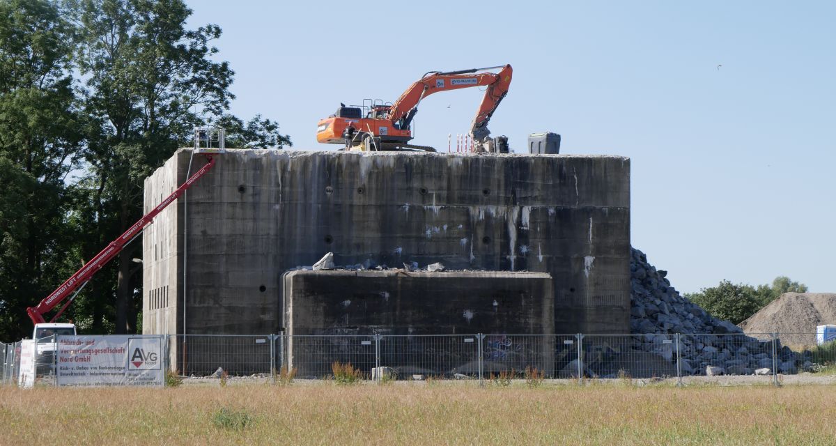 Bunker Banter See Park Baustelle TWWP