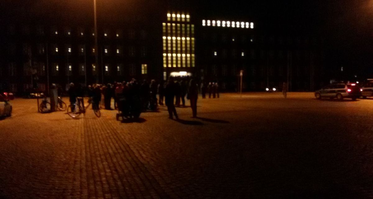 Wilhelmshaven: Demonstration am Rathaus