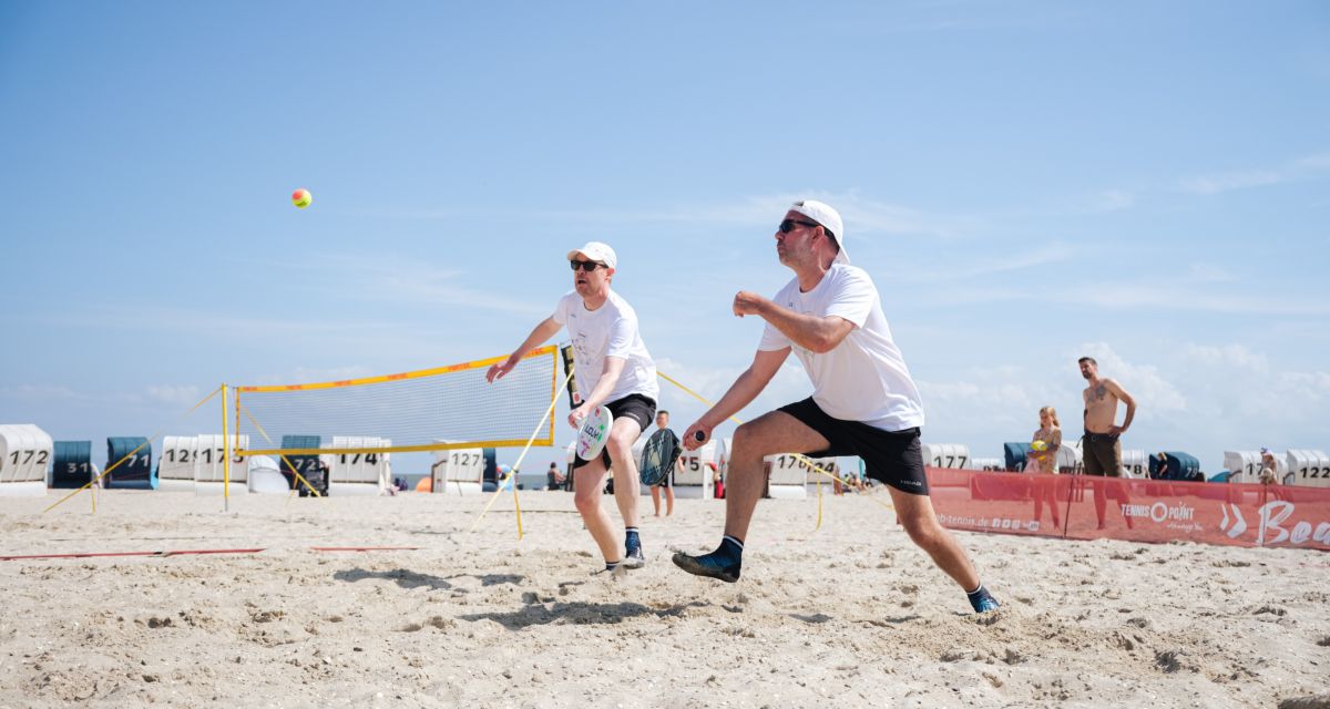 Beach Tennis Turnier in Schillig