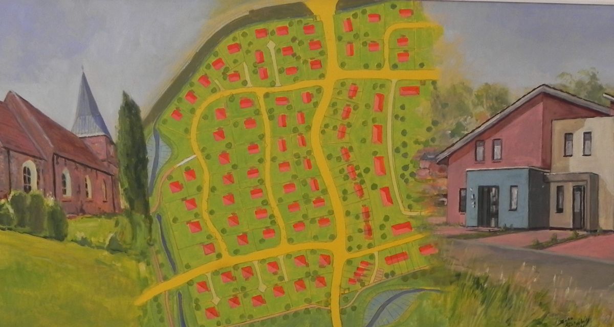 Baugebiet Potenburg Entwurfzeichnung