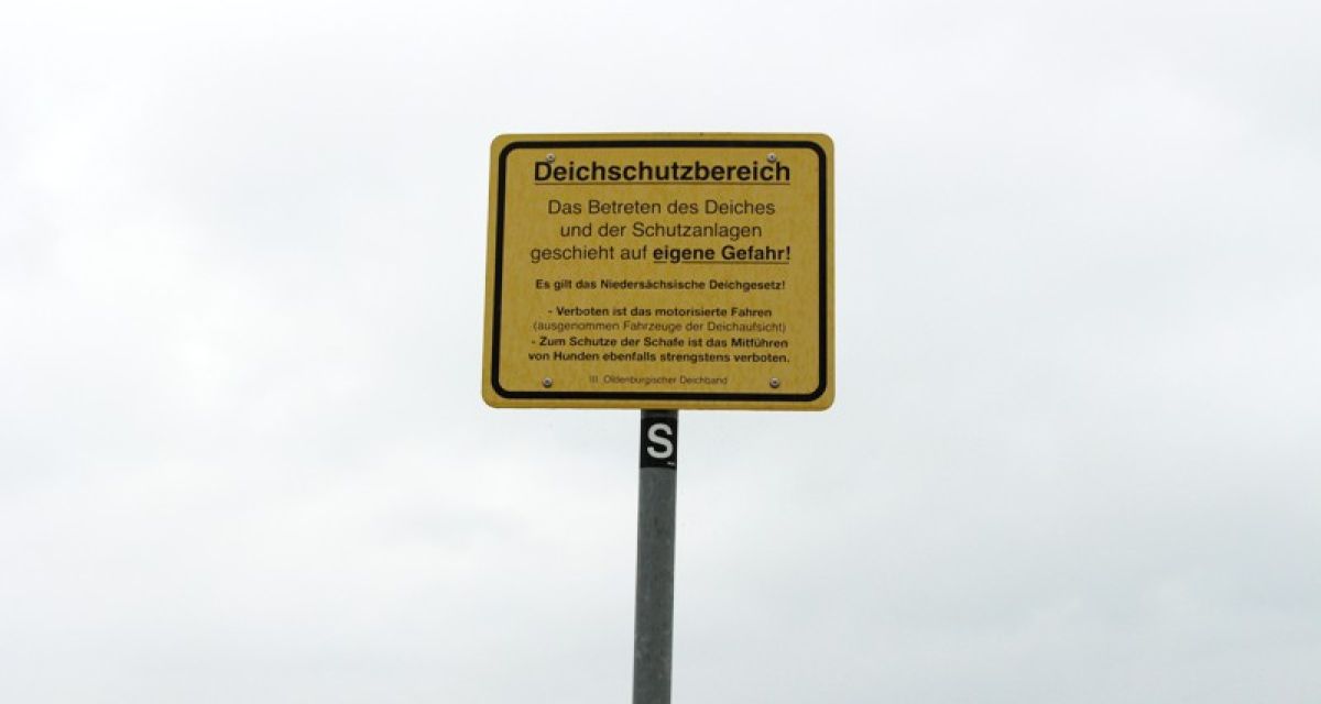 Deichschutzbereich Deich Schutz